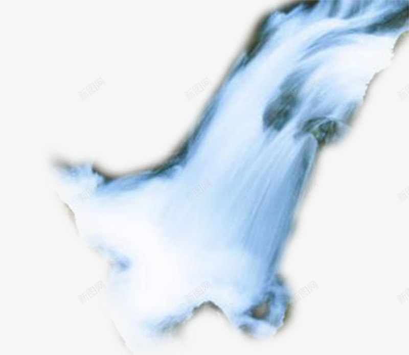 瀑布景观png免抠素材_新图网 https://ixintu.com PNG免费图片 景观 水流 水花 瀑布 瀑布流