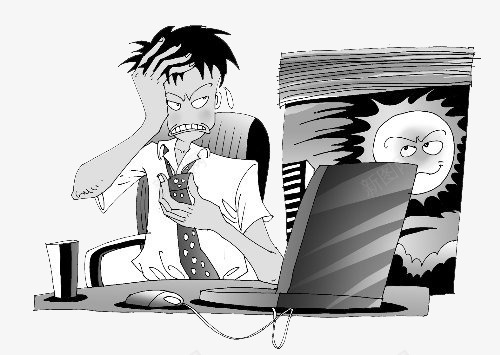让人非常烦躁漫画png免抠素材_新图网 https://ixintu.com 工作压力 心情差 心情烦躁 烦躁 烦躁漫画 矢量男士压力大 非常烦躁