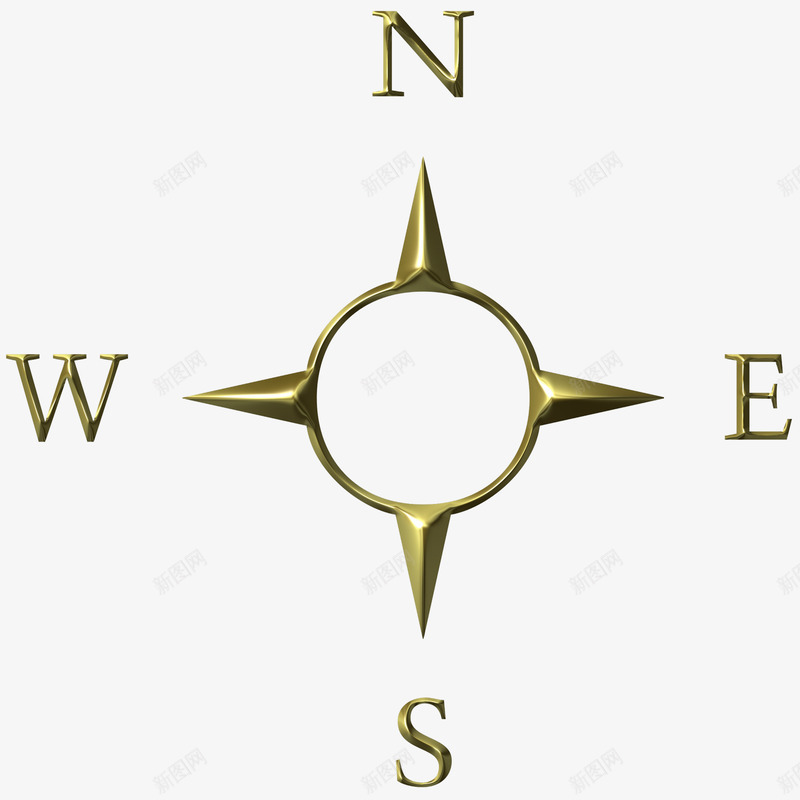 金色南北指针指引图案png免抠素材_新图网 https://ixintu.com 南北指针 导航设备 指引工具 探索 方向指引 磁性器具 航行导航