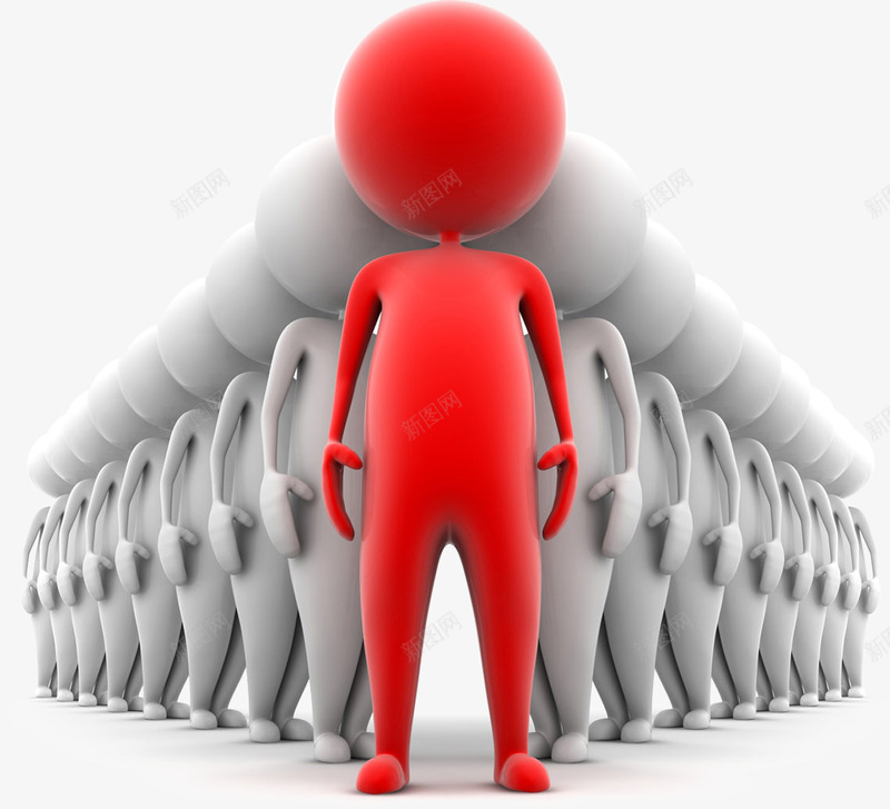 红灰色卡通小人png免抠素材_新图网 https://ixintu.com 卡通 小人 灰色