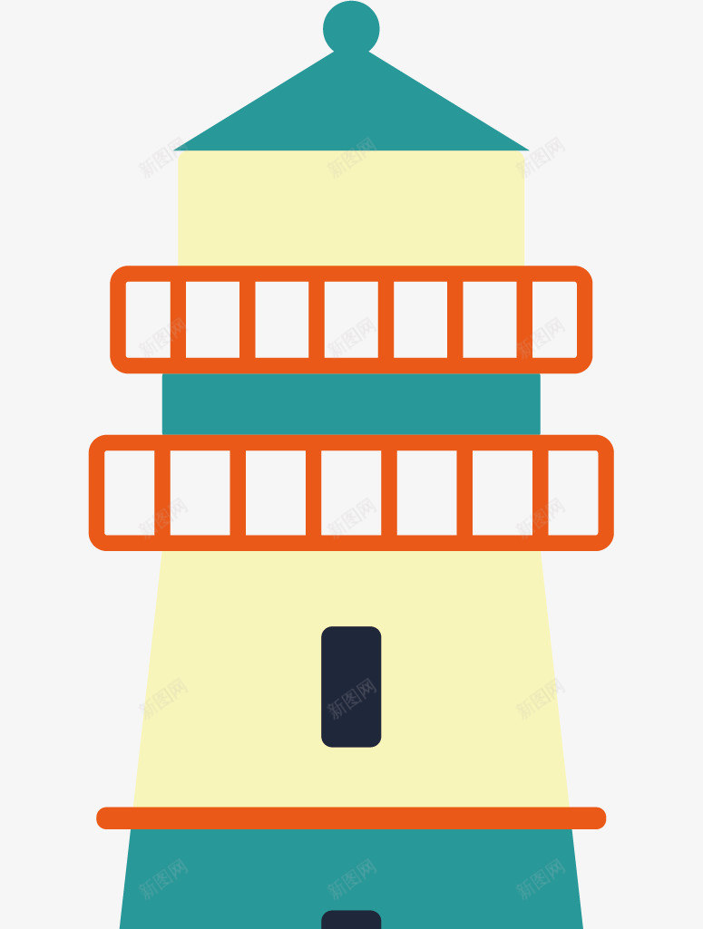 创意宝塔矢量图ai免抠素材_新图网 https://ixintu.com 创意 卡通 宝塔 彩色的 手绘图 漫画 简单 矢量图