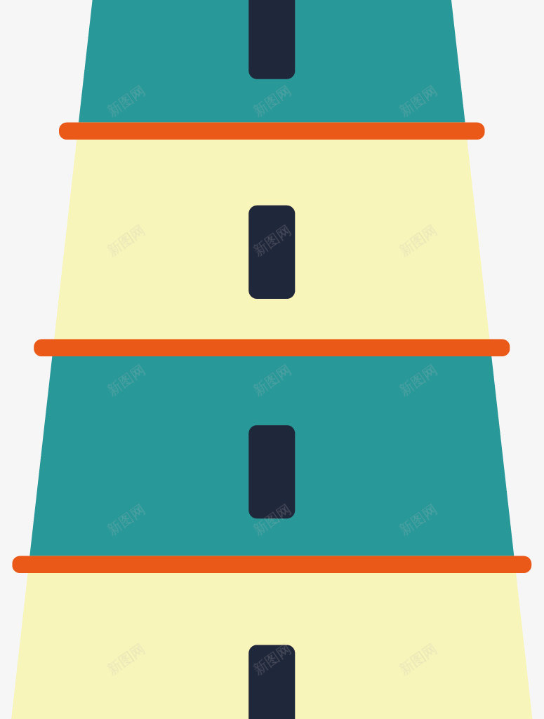 创意宝塔矢量图ai免抠素材_新图网 https://ixintu.com 创意 卡通 宝塔 彩色的 手绘图 漫画 简单 矢量图