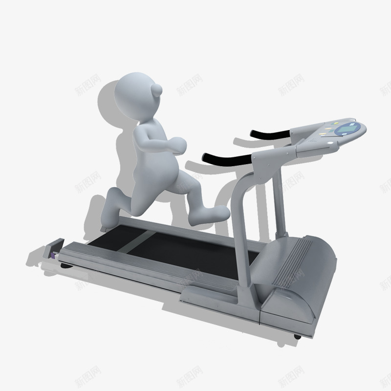 3D小人psd免抠素材_新图网 https://ixintu.com 3D 3D小人 电子商务 跑步的小人 运动