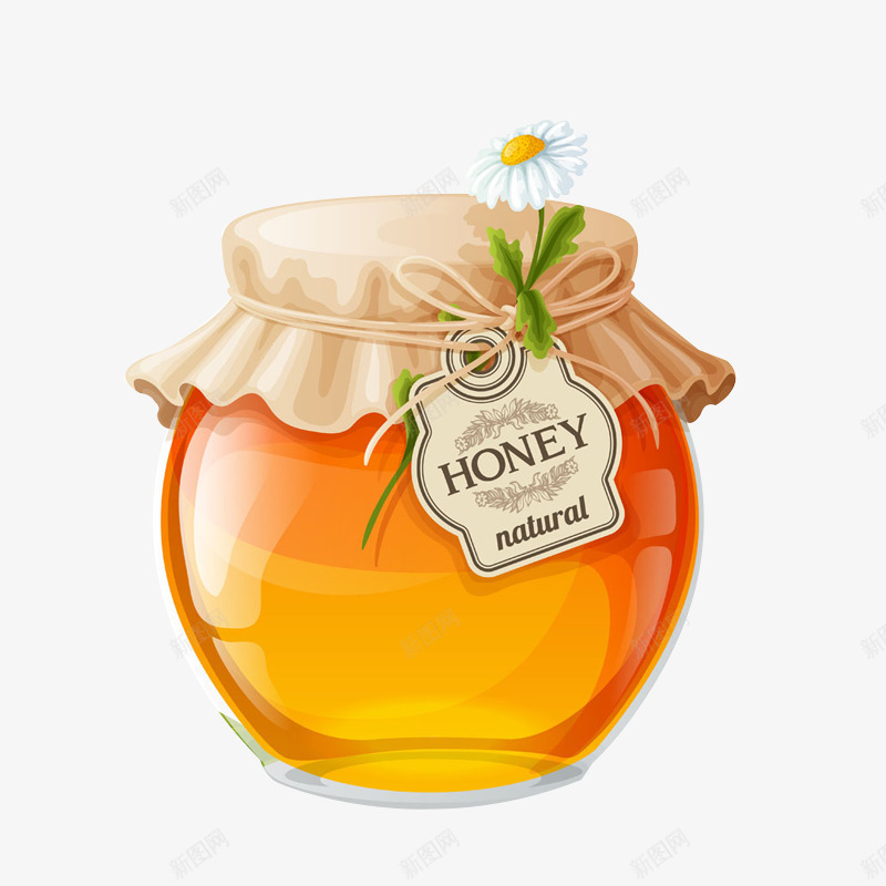 卡通手绘果酱包装png免抠素材_新图网 https://ixintu.com 产品实物 包装 卡通手绘 果酱包装 玻璃瓶装 食品