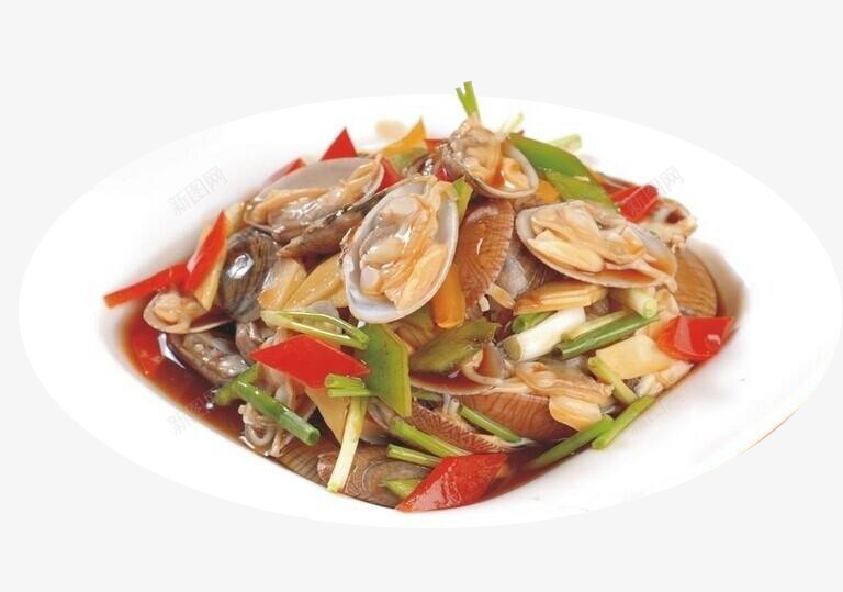 海鲜炒花蛤png免抠素材_新图网 https://ixintu.com 海鲜 炒花蛤 美味 食物