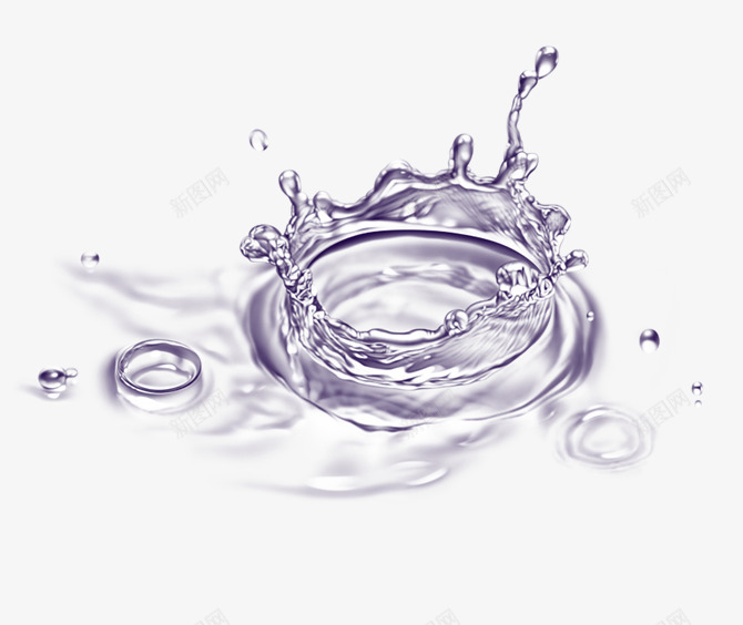 溅起的水花水波png免抠素材_新图网 https://ixintu.com 水波 水花 溅起
