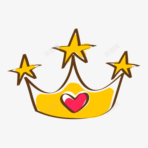 漂亮的皇冠图标png_新图网 https://ixintu.com 王冠 皇冠