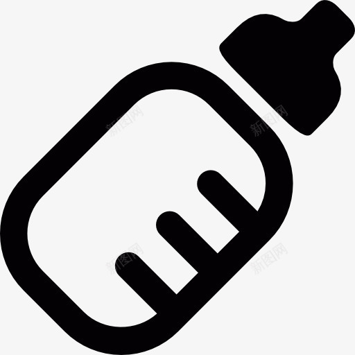 婴儿奶瓶图标png_新图网 https://ixintu.com 奶瓶 工具和用具 牛奶喂养