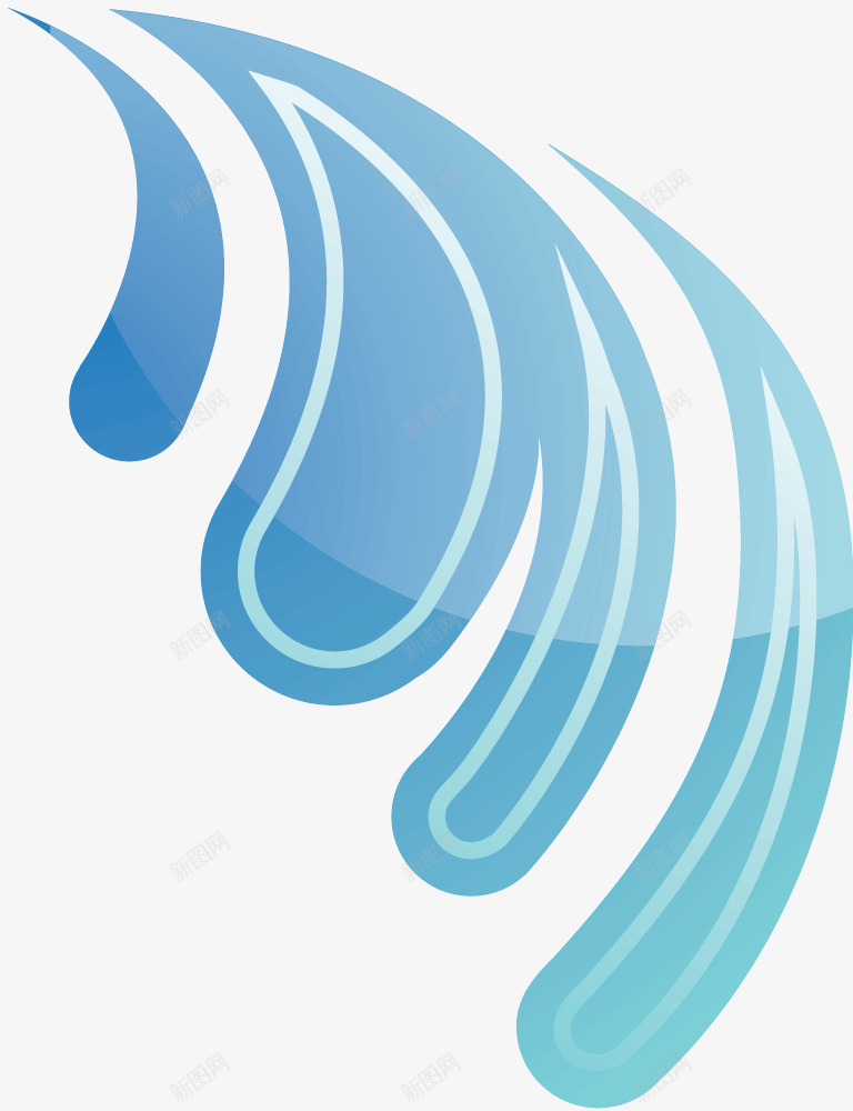 动感水花矢量图ai免抠素材_新图网 https://ixintu.com 水波 水流 水浪 水花 波浪 海浪 矢量图