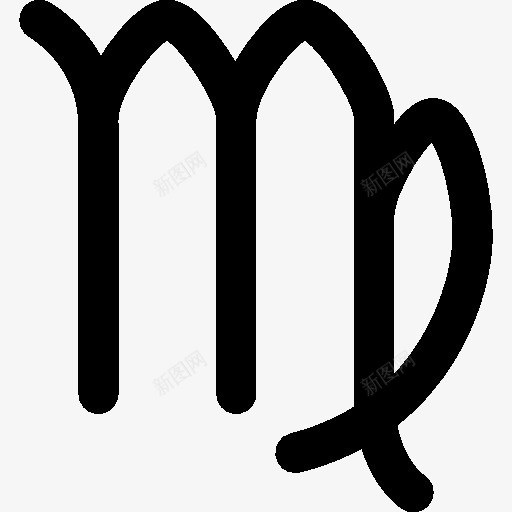 占星术处女座图标png_新图网 https://ixintu.com 12星座 astrology virgo 十二星座中处女座 占星学 占星术 卡通处女座 处女座 处女座手绘星座 宇宙方位 手绘 手绘处女座 黑白