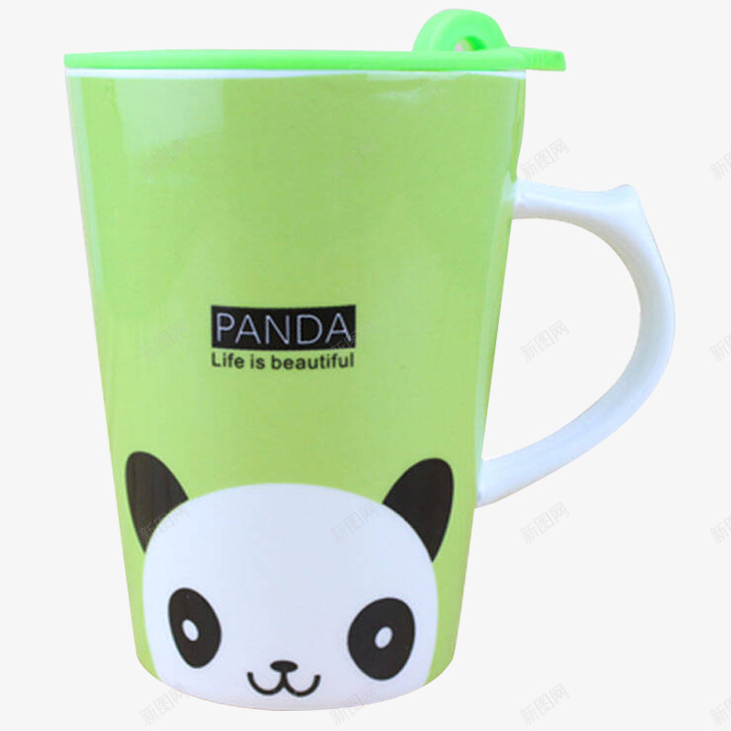 熊猫图案水杯png免抠素材_新图网 https://ixintu.com 个性水杯 卡通陶瓷杯 喝水杯 空杯子