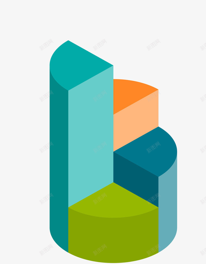 柱状图图表矢量图eps免抠素材_新图网 https://ixintu.com 信息图表 商务图表 图表素材 柱状图图表 矢量图表 矢量图