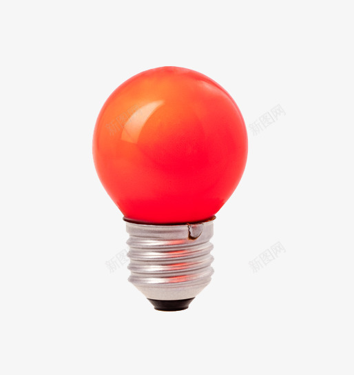 红色灯泡图标png_新图网 https://ixintu.com 危险 危险提示 危险标识 提示 提醒 紧急 警告 警惕 警报 警示 预示 预警