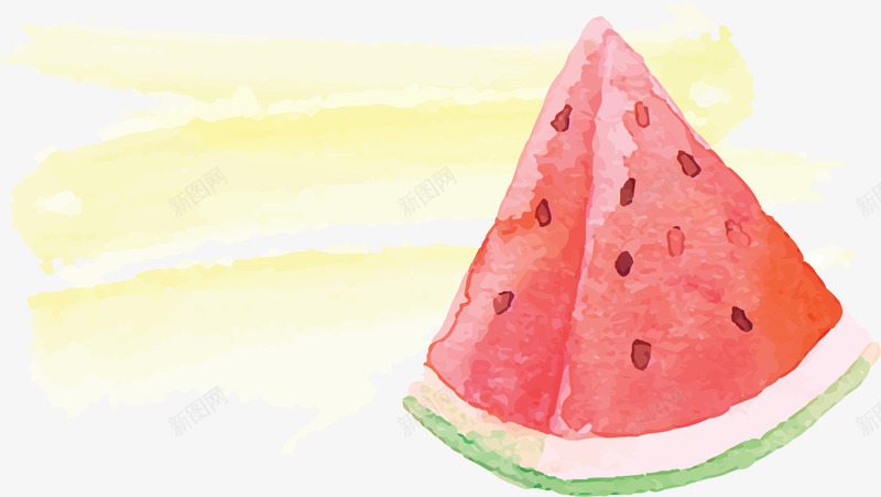 夏日水彩新鲜西瓜矢量图ai免抠素材_新图网 https://ixintu.com 夏日西瓜 新鲜西瓜 水彩西瓜 矢量png 美味西瓜 西瓜 矢量图