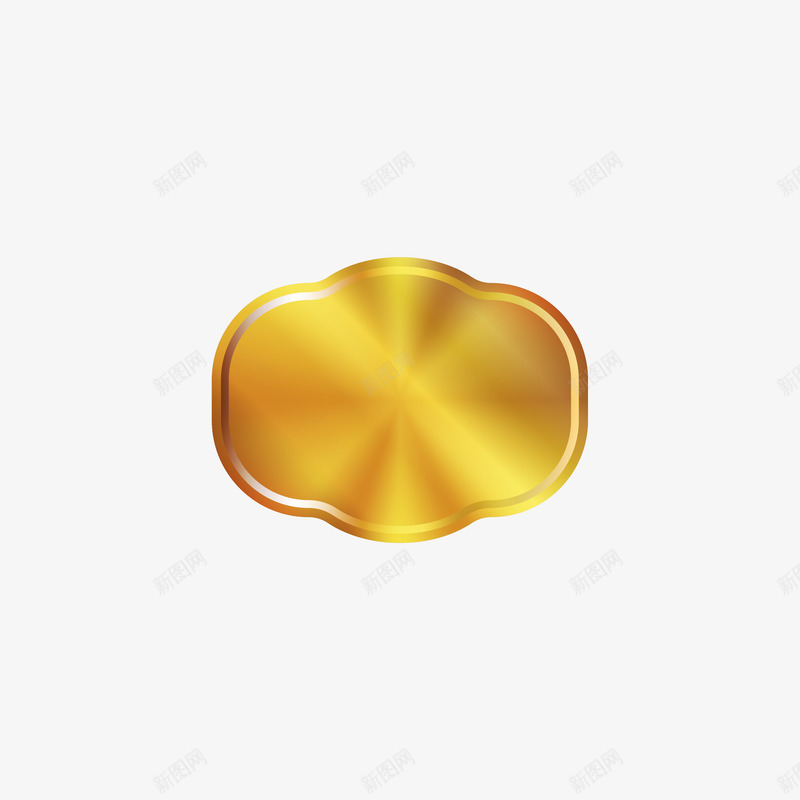 金属金色标签png免抠素材_新图网 https://ixintu.com 标牌 标签 金属标牌 金属质感 金色标牌 金色标签