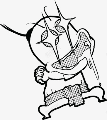 手绘创意合成漫画人物效果png免抠素材_新图网 https://ixintu.com 人物 创意 合成 效果 漫画