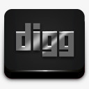 个性黑色DIGG媒体LOGO图标png_新图网 https://ixintu.com digg logo 个性 图标 媒体 黑色