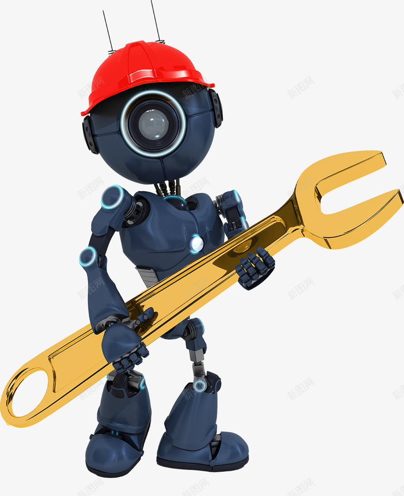 工人png免抠素材_新图网 https://ixintu.com 上班族 效果元素 机器人 金属工具