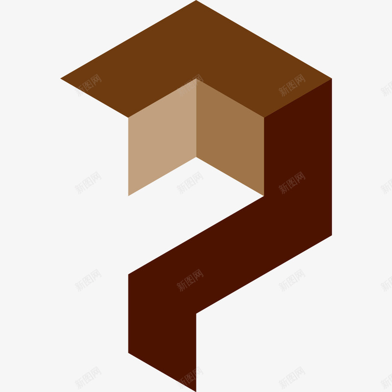 创意数字7png免抠素材_新图网 https://ixintu.com 7 个性空间 创意数字 折叠 拼接 立体