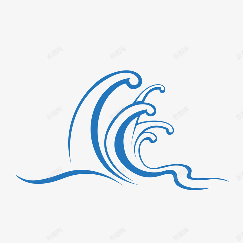 传统水纹png免抠素材_新图网 https://ixintu.com 中国风 传统水纹 水花 波浪