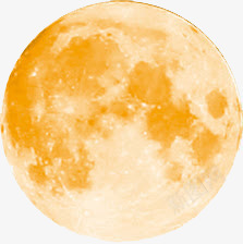 中秋节金黄色月亮png免抠素材_新图网 https://ixintu.com 中秋月亮 中秋节 金黄色月亮