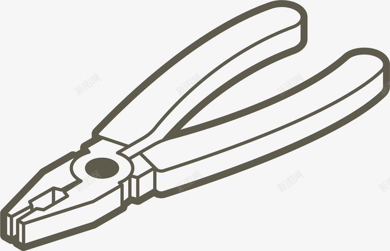 手绘老虎钳子配件png免抠素材_新图网 https://ixintu.com 五金 五金件 卡通五金件 手绘 老虎钳子 金属材质 金属配件
