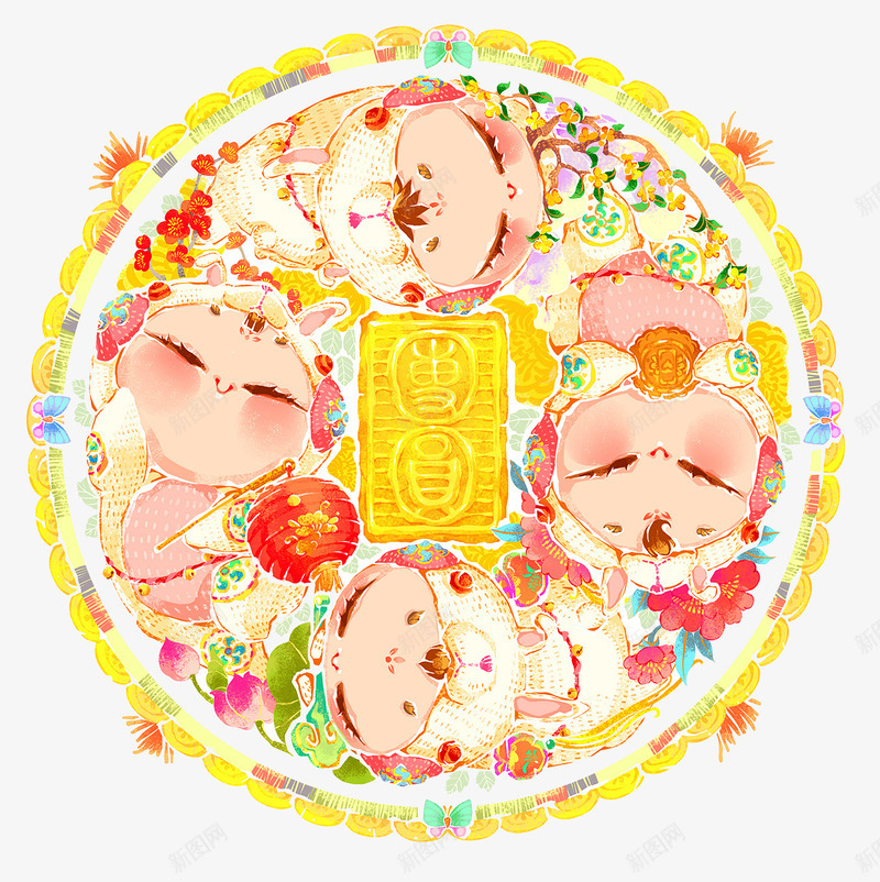 中秋佳节插画png免抠素材_新图网 https://ixintu.com 中秋佳节 中秋促销 中秋国庆 中秋祝福 中秋钜惠 喜迎中秋 团圆 国庆撞上中秋 月亮 月饼 赏月