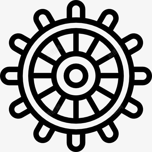 头盔图标png_新图网 https://ixintu.com 多媒体 导航 工具和器具 帆船 掌舵 船 运输船