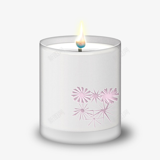 磨砂玻璃蜡烛divaliicons图标png_新图网 https://ixintu.com Candle Frosted Glass 玻璃 磨砂 蜡烛