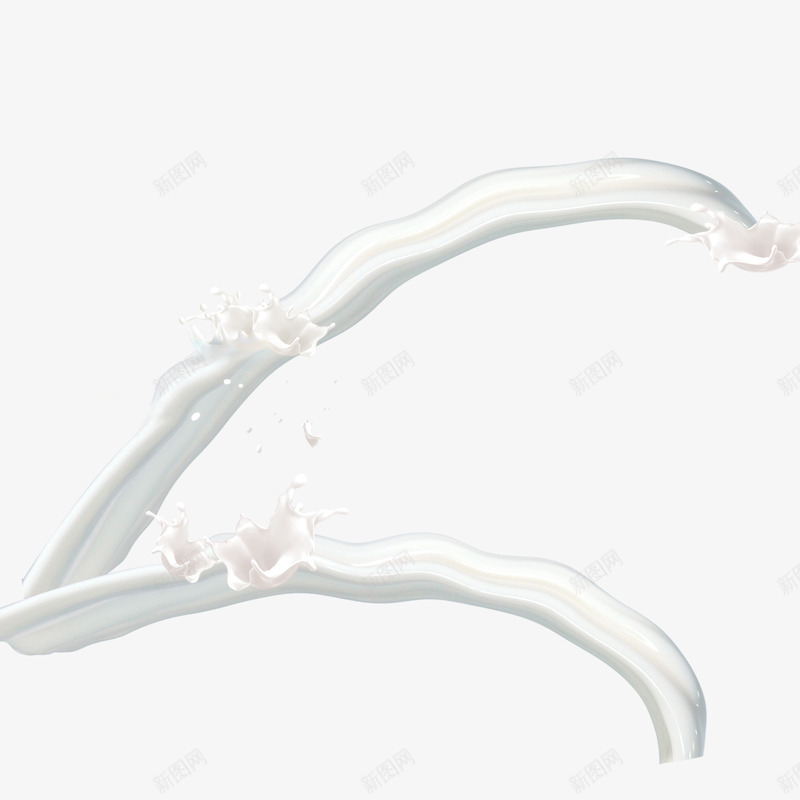 溅起的奶花牛奶psd免抠素材_新图网 https://ixintu.com 味道纯 溅起的奶花 源文件 牛奶
