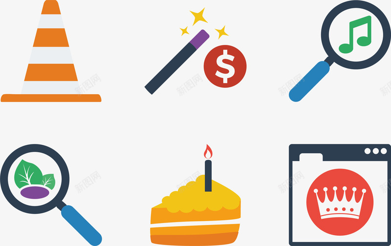 科技信息图标集合矢量图ai_新图网 https://ixintu.com 信息 商务 图标 图标矢量 图标集合 科技 矢量图