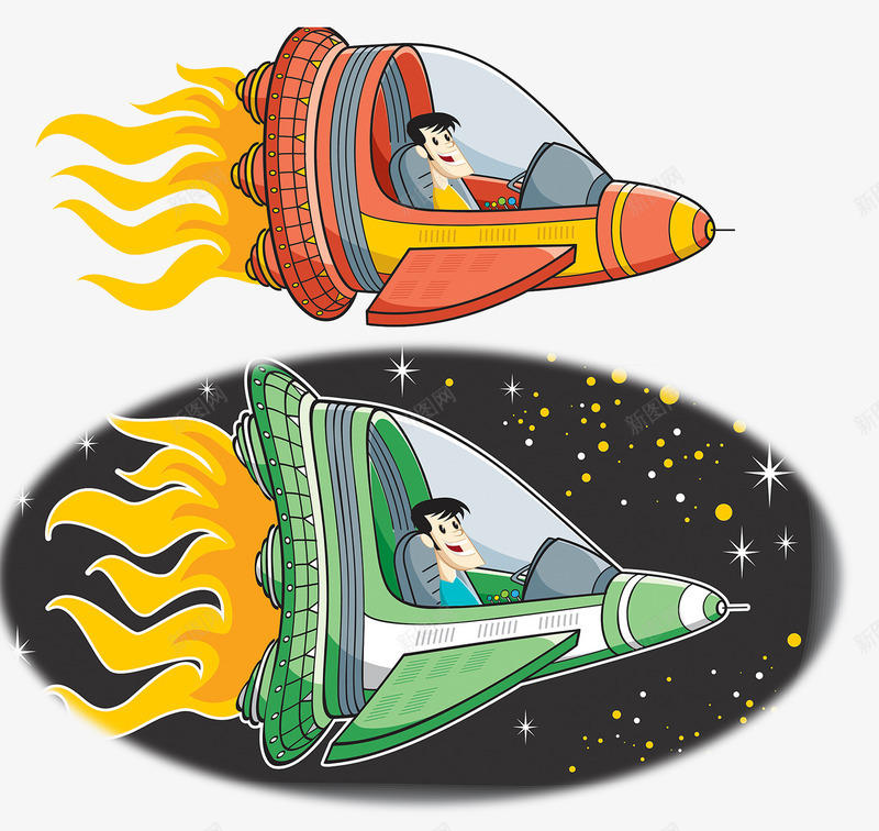 宇宙太空飞船png免抠素材_新图网 https://ixintu.com 太空飞船 宇宙 星际穿越 驾驶