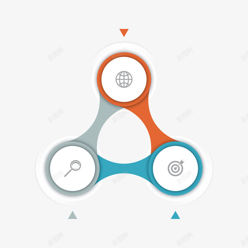 个性图标信息元素png_新图网 https://ixintu.com PPT图形 PPT图表信息 商务信息图表 矢量图形 立体信息图表