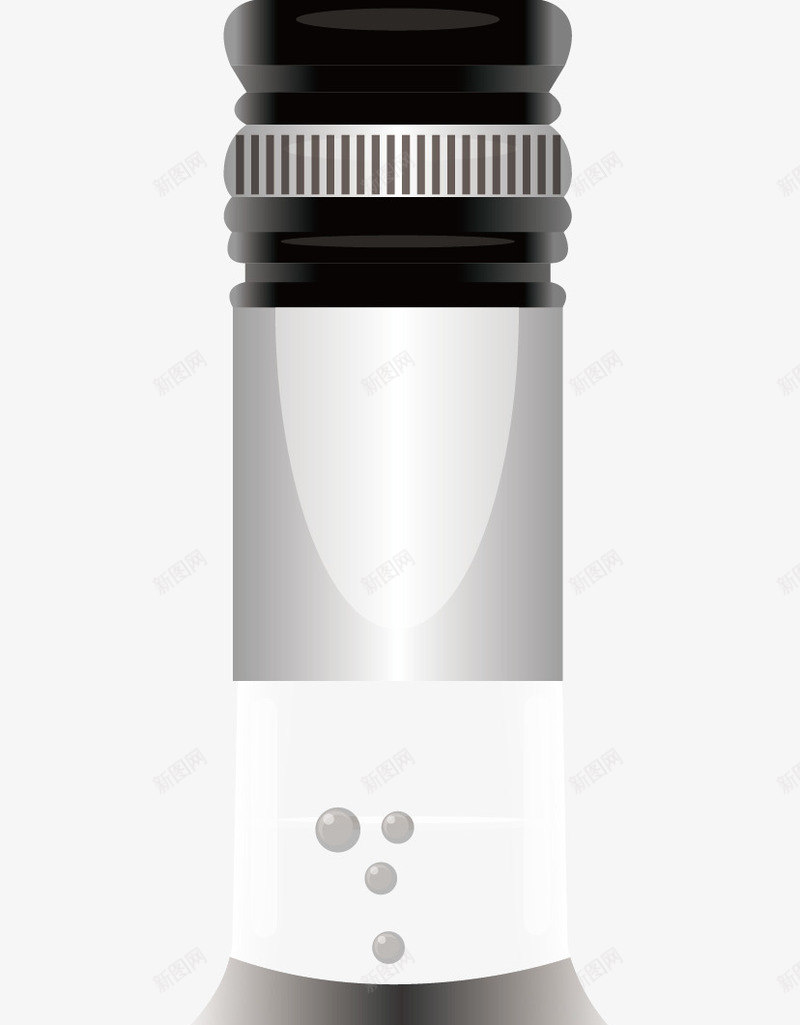 卡通透明玻璃红酒瓶子png免抠素材_新图网 https://ixintu.com 卡通手绘 玻璃瓶子 矢量装饰 立体装饰 红酒瓶子 红酒瓶手绘 酒水宣传