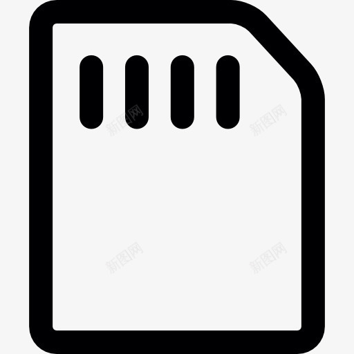 手机SIM卡图标png_新图网 https://ixintu.com 信息 信息卡 手机 技术 电话 芯片