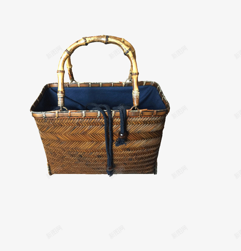 茶具收纳包png免抠素材_新图网 https://ixintu.com 个性包包 复古包包 女编织复古竹包 手工制品 竹编手提包 纯手工手提包 茶具收纳包 藤编竹编包包 野餐包