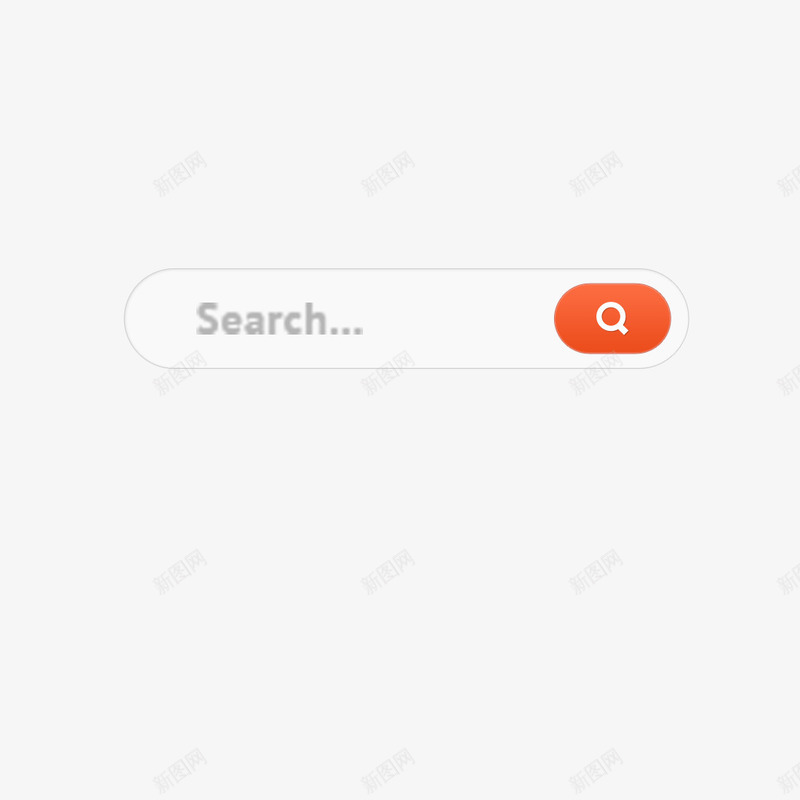 黄色搜索导航psd免抠素材_新图网 https://ixintu.com 导航 导航标 搜索 灰色 黄色