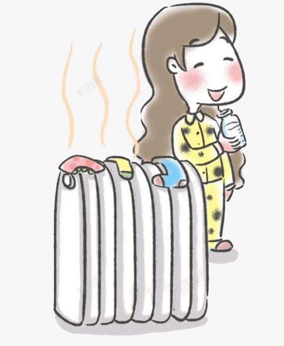 睡前一杯热牛奶卡通png免抠素材_新图网 https://ixintu.com 卡通 热牛奶 睡前