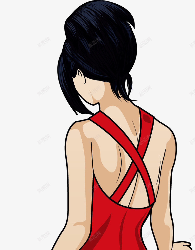 穿红色裙子的女人背景图png免抠素材_新图网 https://ixintu.com 女装 服装 服饰 百褶裙 矢量裙子 短裙 美丽裙子 裙子 裙子服饰 长裙