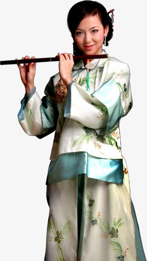 吹笛子的美女png免抠素材_新图网 https://ixintu.com 亮亮 嘻嘻 指尖 美丽