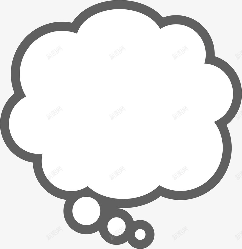 思考波浪气泡矢量图eps免抠素材_新图网 https://ixintu.com 思考气泡 手绘气泡 气泡 波浪气泡 矢量png 花边气泡 矢量图