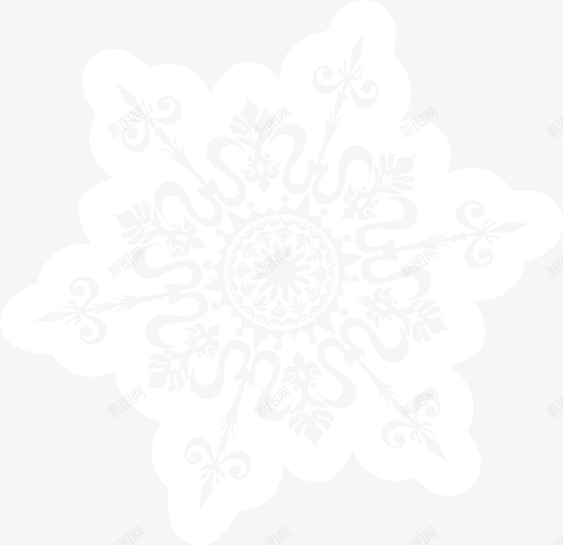 美丽漂浮雪花png免抠素材_新图网 https://ixintu.com 清新雪花 漂浮雪花 简约雪花 美丽雪花 装饰图案 雪花片