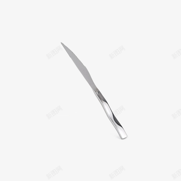 不锈钢波浪蛇型1号西餐牛排刀png免抠素材_新图网 https://ixintu.com 产品实物 西餐具 餐刀