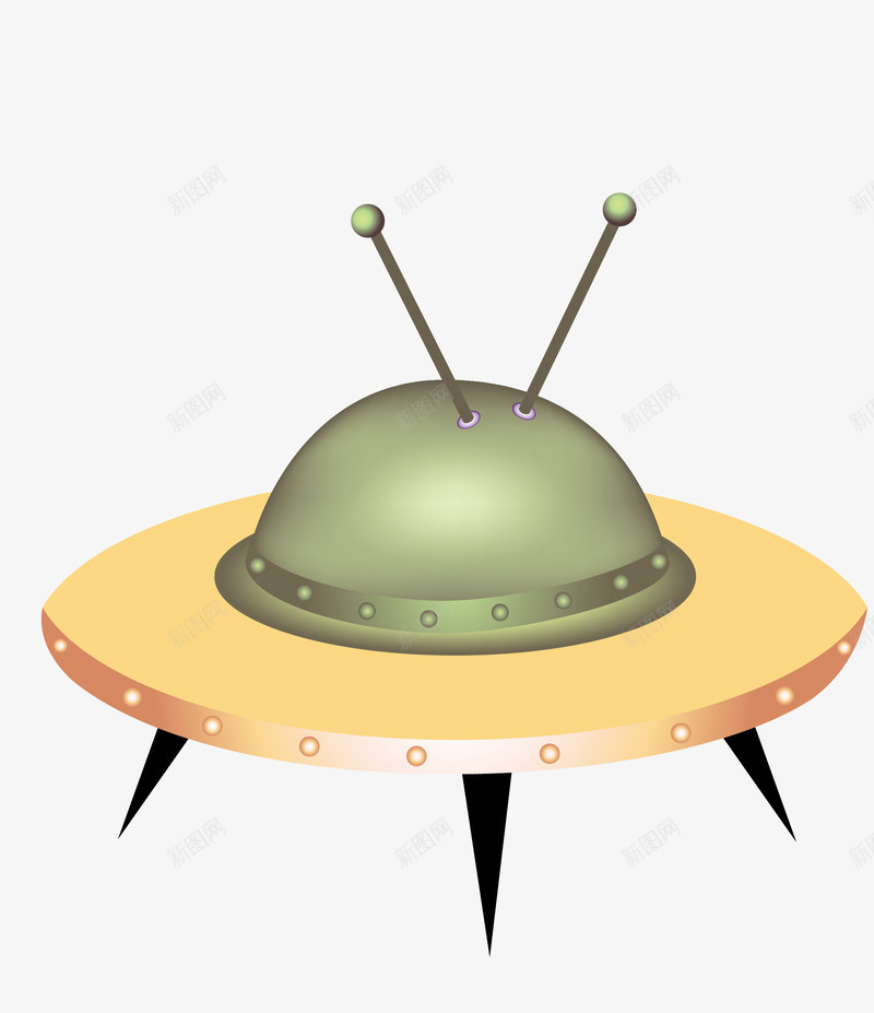 卡通手绘宇宙飞船图案图标png_新图网 https://ixintu.com 卡通手绘 图案图标 宇宙飞船 火箭飞船 科幻飞船