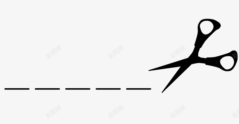 手绘黑色虚线分割线png免抠素材_新图网 https://ixintu.com 分割线 剪刀 手绘虚线 线条 花纹箭头 虚线 虚线笔刷 黑白剪刀 黑色虚线