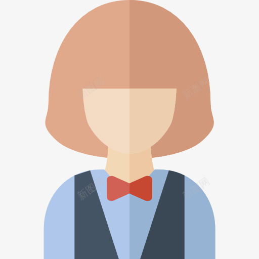 阿凡达图标png_新图网 https://ixintu.com 专业 人头像 女人 女服务员 工作 职业