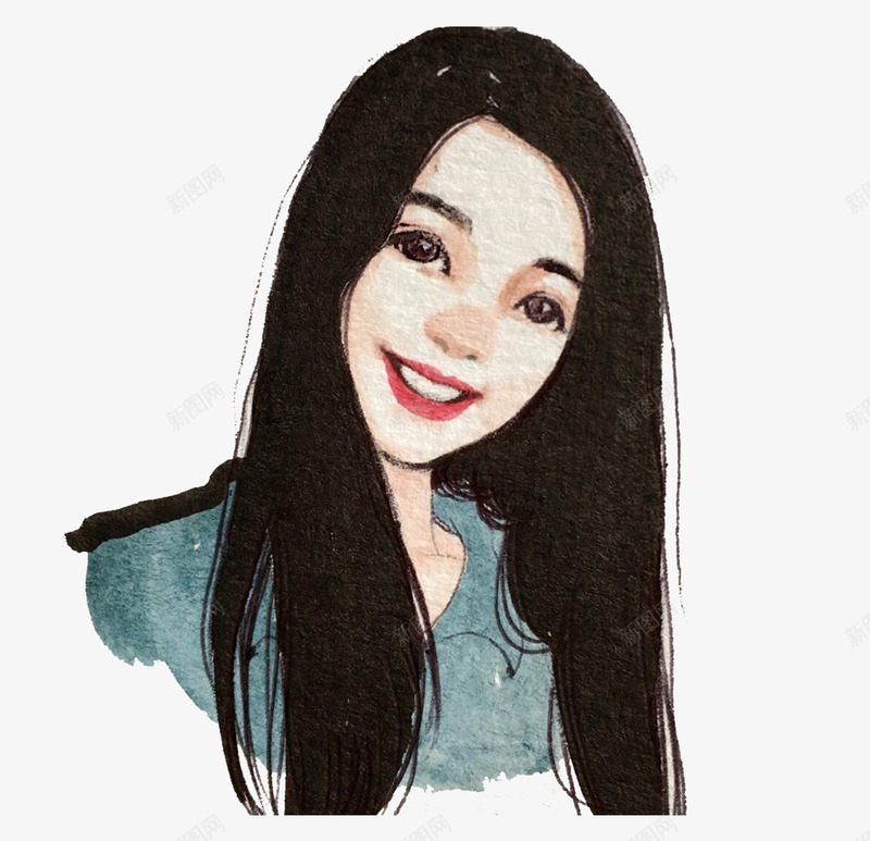 卡通人物美丽的女人psd免抠素材_新图网 https://ixintu.com 卡通人物 卡通动漫 卡通手绘 女人 开心的 美丽的