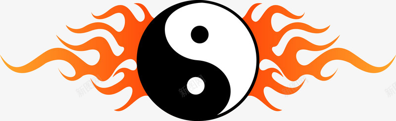 八卦火焰矢量图eps免抠素材_新图网 https://ixintu.com 八卦 火焰 火焰矢量 矢量图