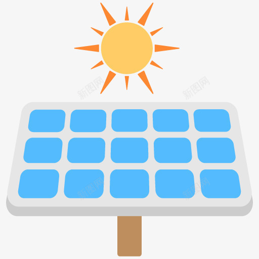 手绘卡通太阳太阳能板png免抠素材_新图网 https://ixintu.com 动漫 动画 卡通 太阳 太阳能 太阳能板 手绘