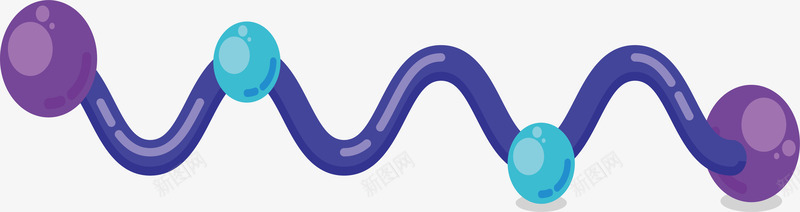 紫色波浪螺旋结构矢量图ai免抠素材_新图网 https://ixintu.com 分子结构 波浪 矢量png 紫色螺旋 螺旋 螺旋结构 矢量图